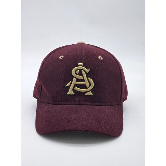 Vintage Zephyr Arizona State University ASU Sun Devils Fitted Hat 7 1/4 1990’s - Picture 1 of 7